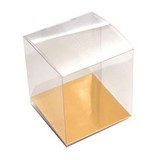 Boîte cube transparente PVC