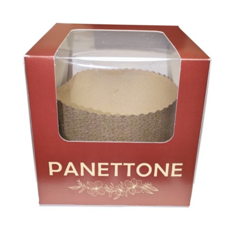 boitage panettone avec fenêtre