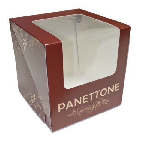 boite panettone avec fenêtre